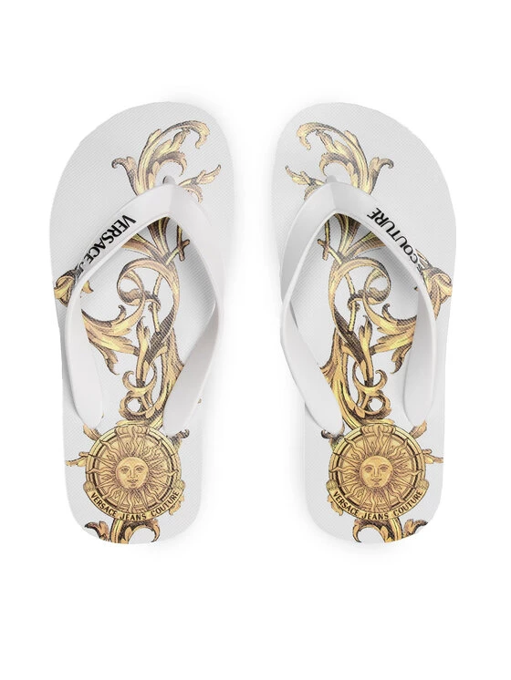 Versace Jeans Couture Γυναίκες Σαγιονάρες 72VA3SQ7 Λευκό 8 Versace Jeans Couture Γυναίκες Σαγιονάρες 72VA3SQ7 Λευκό - Image 6