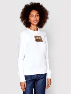 Versace Jeans Couture Γυναίκες Μπλούζες Μπλούζα Piece 73HAIG02 Λευκό Regular Fit