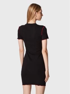 Versace Jeans Couture Γυναίκες Καθημερινά Φορέματα Φόρεμα καθημερινό Piece 73HAOT12 Μαύρο Slim Fit -Versace Jeans Couture Εκπτώσεις unnamed file 302