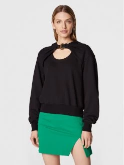 Versace Jeans Couture Γυναίκες Μπλούζες Μπλούζα Basic 73HAI312 Μαύρο Relaxed Fit