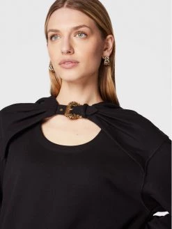 Versace Jeans Couture Γυναίκες Μπλούζες Μπλούζα Basic 73HAI312 Μαύρο Relaxed Fit -Versace Jeans Couture Εκπτώσεις unnamed file 312