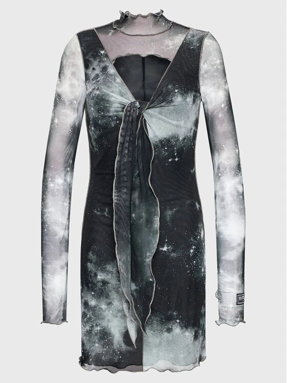 Versace Jeans Couture Γυναίκες Καθημερινά Φορέματα Φόρεμα καθημερινό Tulle 73HAO903 Μαύρο Slim Fit 7 Versace Jeans Couture Γυναίκες Καθημερινά Φορέματα Φόρεμα καθημερινό Tulle 73HAO903 Μαύρο Slim Fit - Image 5