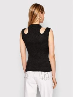 Versace Jeans Couture Γυναίκες Μπλουζάκια Μπλουζάκι 73HAM606 Μαύρο Regular Fit -Versace Jeans Couture Εκπτώσεις unnamed file 338