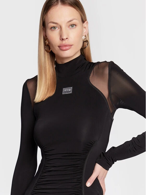 Versace Jeans Couture Γυναίκες Κοκτέιλ Φορέματα Φόρεμα κοκτέιλ Marika 73HAO919 Μαύρο Slim Fit 6 Versace Jeans Couture Γυναίκες Κοκτέιλ Φορέματα Φόρεμα κοκτέιλ Marika 73HAO919 Μαύρο Slim Fit - Image 4