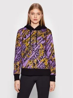 Versace Jeans Couture Γυναίκες Μπλούζες Μπλούζα 73HAI3A8 Μωβ Regular Fit