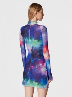 Versace Jeans Couture Γυναίκες Καθημερινά Φορέματα Φόρεμα καθημερινό Tulle 73HAO903 Μωβ Slim Fit -Versace Jeans Couture Εκπτώσεις unnamed file 357