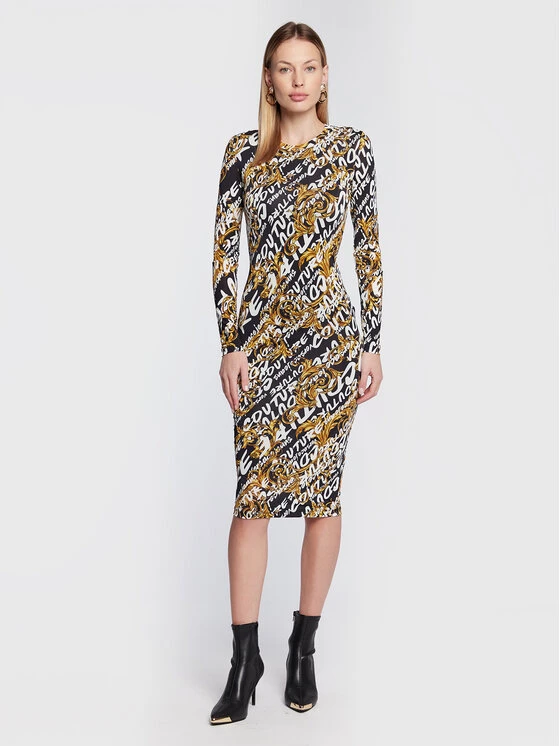 Versace Jeans Couture Γυναίκες Καθημερινά Φορέματα Φόρεμα καθημερινό 73HAO920 Έγχρωμο Slim Fit 3 Versace Jeans Couture Γυναίκες Καθημερινά Φορέματα Φόρεμα καθημερινό 73HAO920 Έγχρωμο Slim Fit