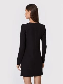 Versace Jeans Couture Γυναίκες Καθημερινά Φορέματα Φόρεμα καθημερινό Cady Print 73HAO921 Μαύρο Regular Fit -Versace Jeans Couture Εκπτώσεις unnamed file 362