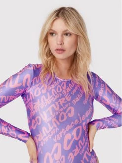 Versace Jeans Couture Γυναίκες Κορμάκια κορμάκι 73HAM223 Μωβ Slim Fit -Versace Jeans Couture Εκπτώσεις unnamed file 377