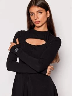 Versace Jeans Couture Γυναίκες Καθημερινά Φορέματα Φόρεμα καθημερινό 73HAO907 Μαύρο Regular Fit -Versace Jeans Couture Εκπτώσεις unnamed file 382