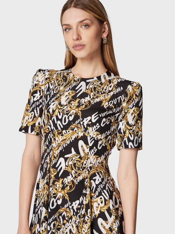 Versace Jeans Couture Γυναίκες Καθημερινά Φορέματα Φόρεμα καθημερινό 73HAO902 Μαύρο Regular Fit 6 Versace Jeans Couture Γυναίκες Καθημερινά Φορέματα Φόρεμα καθημερινό 73HAO902 Μαύρο Regular Fit - Image 4