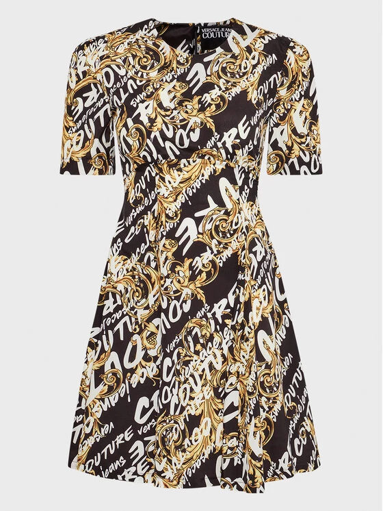 Versace Jeans Couture Γυναίκες Καθημερινά Φορέματα Φόρεμα καθημερινό 73HAO902 Μαύρο Regular Fit 7 Versace Jeans Couture Γυναίκες Καθημερινά Φορέματα Φόρεμα καθημερινό 73HAO902 Μαύρο Regular Fit - Image 5