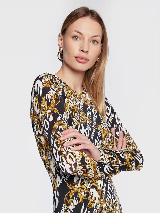 Versace Jeans Couture Γυναίκες Καθημερινά Φορέματα Φόρεμα καθημερινό 73HAO920 Έγχρωμο Slim Fit 6 Versace Jeans Couture Γυναίκες Καθημερινά Φορέματα Φόρεμα καθημερινό 73HAO920 Έγχρωμο Slim Fit - Image 4