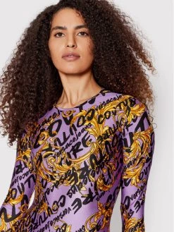 Versace Jeans Couture Γυναίκες Κορμάκια Body 73HAM223 Μωβ Slim Fit -Versace Jeans Couture Εκπτώσεις unnamed file 392