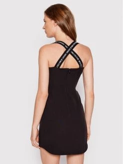 Versace Jeans Couture Γυναίκες Καλοκαιρινά Φορέματα Φόρεμα καλοκαιρινό Cady 73HAO917 Μαύρο Slim Fit -Versace Jeans Couture Εκπτώσεις unnamed file 396