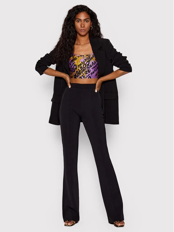 Versace Jeans Couture Γυναίκες T-shirts T-Shirt 73HAM615 Μωβ Regular Fit 5 Versace Jeans Couture Γυναίκες T-shirts T-Shirt 73HAM615 Μωβ Regular Fit - Image 3