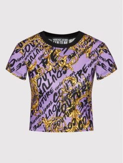 Versace Jeans Couture Γυναίκες T-shirts T-Shirt 73HAM615 Μωβ Regular Fit 13 Versace Jeans Couture Γυναίκες T-shirts T-Shirt 73HAM615 Μωβ Regular Fit -Versace Jeans Couture Εκπτώσεις unnamed file 409