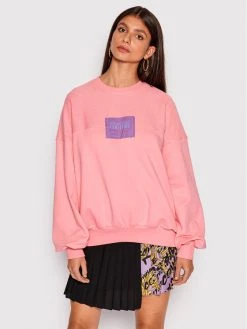 Versace Jeans Couture Γυναίκες Μπλούζες Μπλούζα 73HAI305 Ροζ Oversize