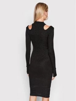 Versace Jeans Couture Γυναίκες Καθημερινά Φορέματα Φόρεμα καθημερινό 73HAO976 Μαύρο Slim Fit -Versace Jeans Couture Εκπτώσεις unnamed file 432