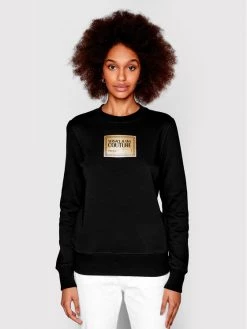 Versace Jeans Couture Γυναίκες Μπλούζες Μπλούζα Piece 73HAIG02 Μαύρο Regular Fit