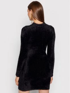 Versace Jeans Couture Γυναίκες Πλεκτά Φορέματα Φόρεμα υφασμάτινο 71HAO822 Μαύρο Slim Fit -Versace Jeans Couture Εκπτώσεις unnamed file 537