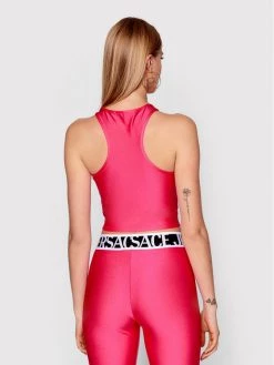 Versace Jeans Couture Γυναίκες Tops Τοπ 72HAM601 Ροζ Slim Fit -Versace Jeans Couture Εκπτώσεις unnamed file 552