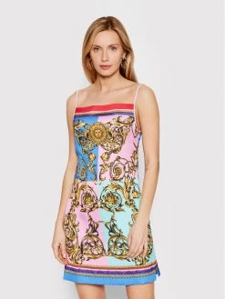 Versace Jeans Couture Γυναίκες Καθημερινά Φορέματα Φόρεμα καθημερινό Garland Sun 72HAO936 Έγχρωμο Regular Fit