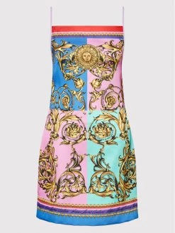 Versace Jeans Couture Γυναίκες Καθημερινά Φορέματα Φόρεμα καθημερινό Garland Sun 72HAO936 Έγχρωμο Regular Fit -Versace Jeans Couture Εκπτώσεις unnamed file 626