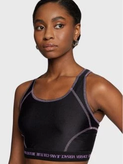 Versace Jeans Couture Γυναίκες Χωρίς Μπανέλα Σουτιέν τοπ Shiny 73HAM607 Μαύρο -Versace Jeans Couture Εκπτώσεις unnamed file 63