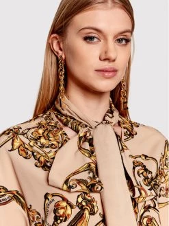 Versace Jeans Couture Γυναίκες Φορέματα σε Στυλ Πουκάμισο & Σεμιζιέ Φόρεμα πουκάμισο 72HAO924 Μπεζ Regular Fit -Versace Jeans Couture Εκπτώσεις unnamed file 630