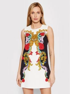 Versace Jeans Couture Γυναίκες Τζιν Φορέματα Φόρεμα τζιν Panel 72HAO95P Έγχρωμο Loose Fit