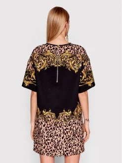 Versace Jeans Couture Γυναίκες Καθημερινά Φορέματα Φόρεμα καθημερινό 72HAO932 Μαύρο Regular Fit -Versace Jeans Couture Εκπτώσεις unnamed file 639