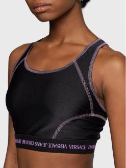 Versace Jeans Couture Γυναίκες Χωρίς Μπανέλα Σουτιέν τοπ Shiny 73HAM607 Μαύρο -Versace Jeans Couture Εκπτώσεις unnamed file 64