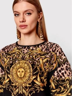 Versace Jeans Couture Γυναίκες Καθημερινά Φορέματα Φόρεμα καθημερινό 72HAO932 Μαύρο Regular Fit -Versace Jeans Couture Εκπτώσεις unnamed file 640