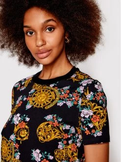 Versace Jeans Couture Γυναίκες Καθημερινά Φορέματα Φόρεμα καθημερινό 72HAO939 Μαύρο Regular Fit -Versace Jeans Couture Εκπτώσεις unnamed file 650