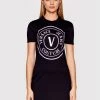 Versace Jeans Couture Γυναίκες Καθημερινά Φορέματα Φόρεμα καθημερινό 72HAOP01 Μαύρο Slim Fit