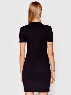 Versace Jeans Couture Γυναίκες Καθημερινά Φορέματα Φόρεμα καθημερινό 72HAOP01 Μαύρο Slim Fit -Versace Jeans Couture Εκπτώσεις unnamed file 670