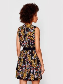 Versace Jeans Couture Γυναίκες Καθημερινά Φορέματα Φόρεμα καθημερινό 72HAO923 Μαύρο Regular Fit -Versace Jeans Couture Εκπτώσεις unnamed file 675