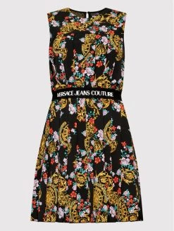 Versace Jeans Couture Γυναίκες Καθημερινά Φορέματα Φόρεμα καθημερινό 72HAO923 Μαύρο Regular Fit -Versace Jeans Couture Εκπτώσεις unnamed file 677