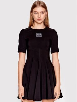 Versace Jeans Couture Γυναίκες Καθημερινά Φορέματα Φόρεμα καθημερινό 72HAO917 Μαύρο Regular Fit