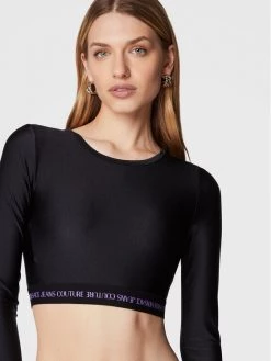 Versace Jeans Couture Γυναίκες Μπλουζάκια Μπλουζάκι 73HAH218 Μαύρο Slim Fit -Versace Jeans Couture Εκπτώσεις unnamed file 68