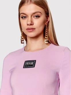 Versace Jeans Couture Γυναίκες Καθημερινά Φορέματα Φόρεμα καθημερινό 72HAO917 Μωβ Regular Fit -Versace Jeans Couture Εκπτώσεις unnamed file 696