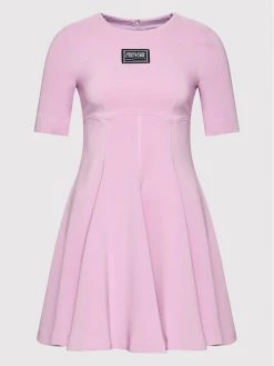 Versace Jeans Couture Γυναίκες Καθημερινά Φορέματα Φόρεμα καθημερινό 72HAO917 Μωβ Regular Fit -Versace Jeans Couture Εκπτώσεις unnamed file 697