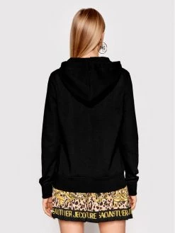 Versace Jeans Couture Γυναίκες Μπλούζες Μπλούζα Logo 72HAIT02 Μαύρο Regular Fit -Versace Jeans Couture Εκπτώσεις unnamed file 700