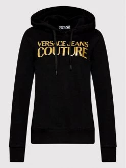 Versace Jeans Couture Γυναίκες Μπλούζες Μπλούζα Logo 72HAIT02 Μαύρο Regular Fit -Versace Jeans Couture Εκπτώσεις unnamed file 702