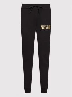 Versace Jeans Couture Γυναίκες Παντελόνια Φόρμας Παντελόνι φόρμας Logo 72HAAT01 Μαύρο Regular Fit -Versace Jeans Couture Εκπτώσεις unnamed file 707