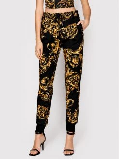 Versace Jeans Couture Γυναίκες Παντελόνια Φόρμας Παντελόνι φόρμας Regalia 72HAA310 Μαύρο Regular Fit