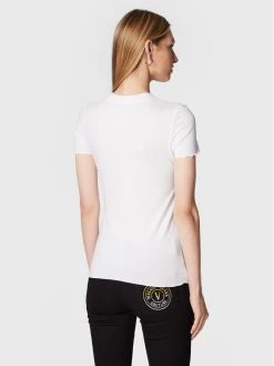 Versace Jeans Couture Γυναίκες T-shirts T-Shirt Logo Brush 73HAHT15 Λευκό Regular Fit -Versace Jeans Couture Εκπτώσεις unnamed file 71