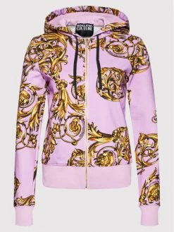 Versace Jeans Couture Γυναίκες Μπλούζες Μπλούζα Regalia 72HAI306 Μωβ Regular Fit -Versace Jeans Couture Εκπτώσεις unnamed file 718