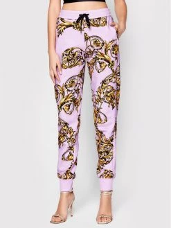 Versace Jeans Couture Γυναίκες Παντελόνια Φόρμας Παντελόνι φόρμας Regalia 72HAA310 Μωβ Regular Fit